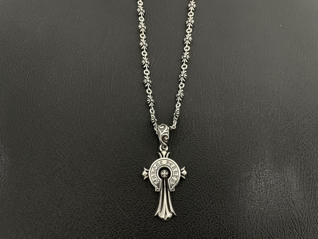 Chrome Hearts Silver Charm Necklaces